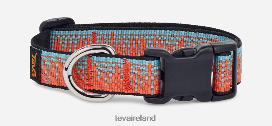 Teva 4886PX215 Unisex Dog Collar 19Mm Atmosphere Carrot/Blue Mirage