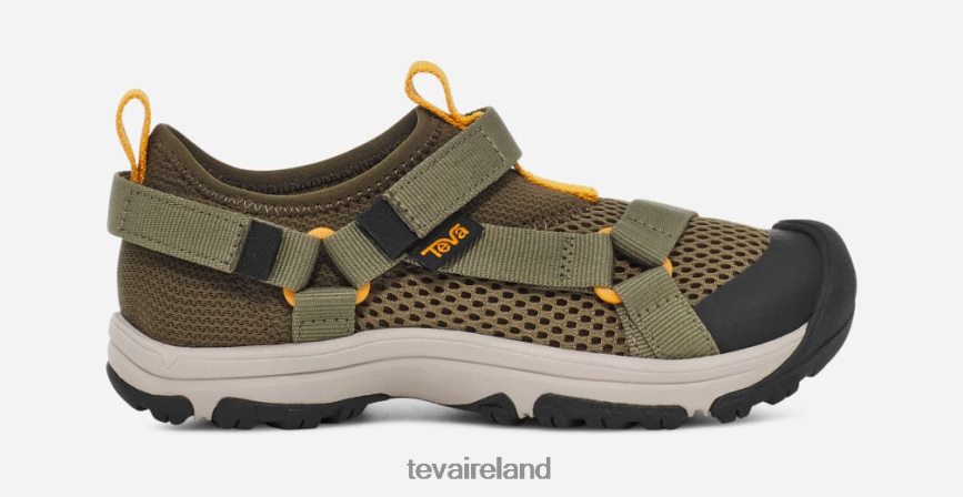 Teva 4886PX304 Kids Outflow Universal Dark Olive/Olive Branch