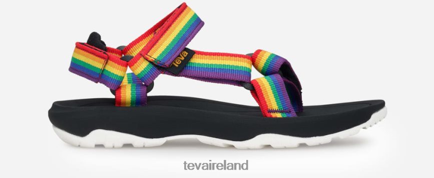 Teva 4886PX330 Big Kids' Hurricane XLT 2 Rainbow/Black