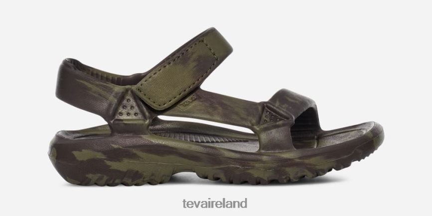 Teva 4886PX344 Little Kids Hurricane Drift Olive Swirl