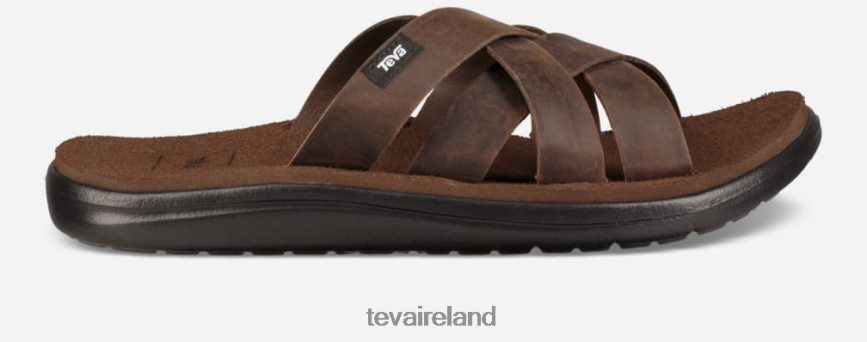 Teva 4886PX141 Men's Voya Slide Leather Carafe