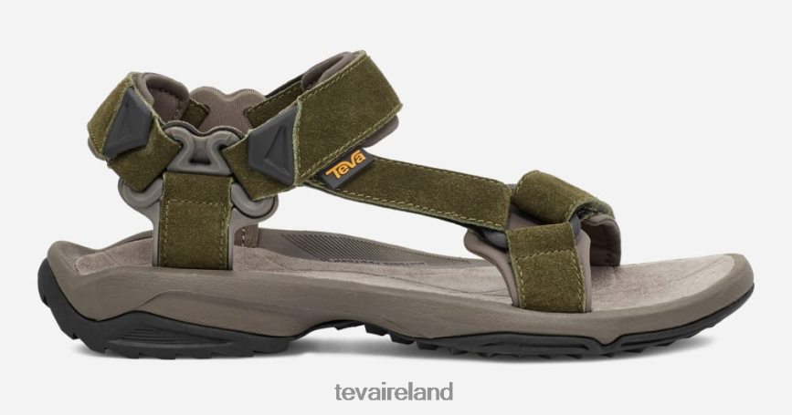 Teva 4886PX149 Men's Terra Fi Lite Suede Dark Olive