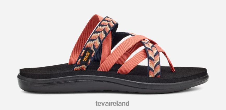 Teva 4886PX201 Women's Voya Zillesa Retro Geometric Orange