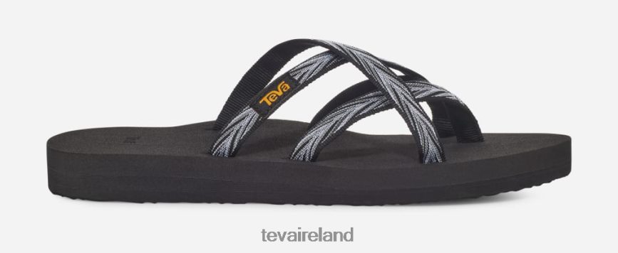 Teva 4886PX44 Women's Olowahu Palms Black/White