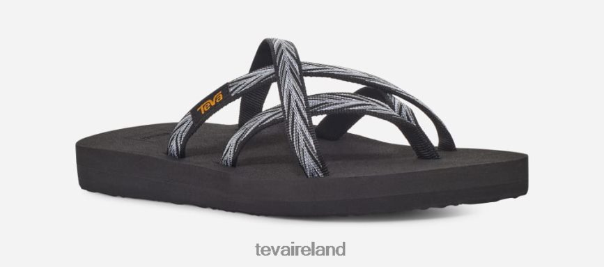 Teva 4886PX44 Women's Olowahu Palms Black/White