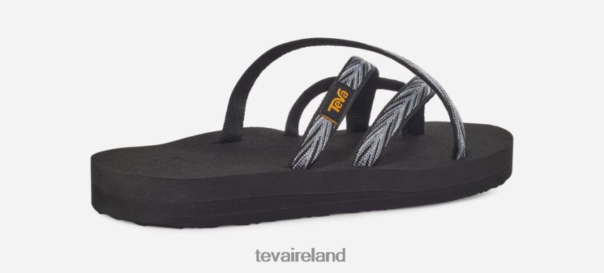 Teva 4886PX44 Women's Olowahu Palms Black/White