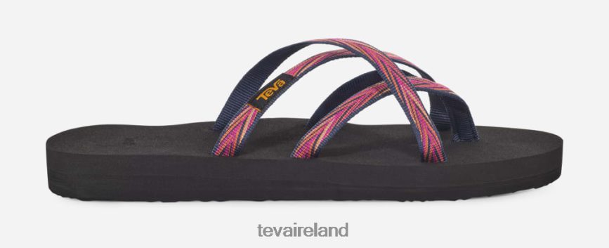 Teva 4886PX46 Women's Olowahu Palms Indigo/Rose Violet