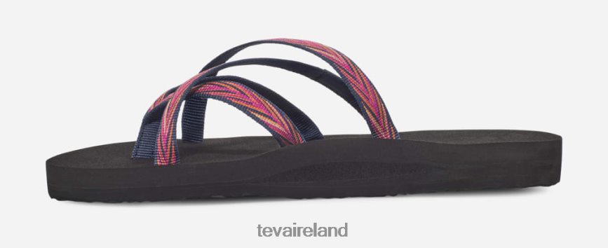 Teva 4886PX46 Women's Olowahu Palms Indigo/Rose Violet