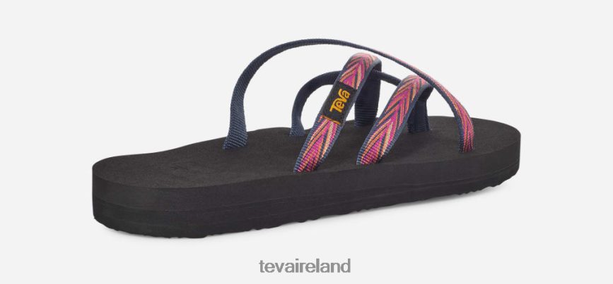 Teva 4886PX46 Women's Olowahu Palms Indigo/Rose Violet