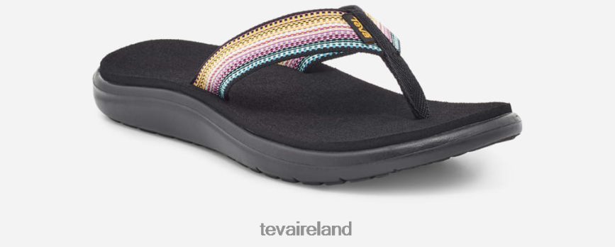 Teva 4886PX54 Women's Voya Flip Antiguous Black Multi