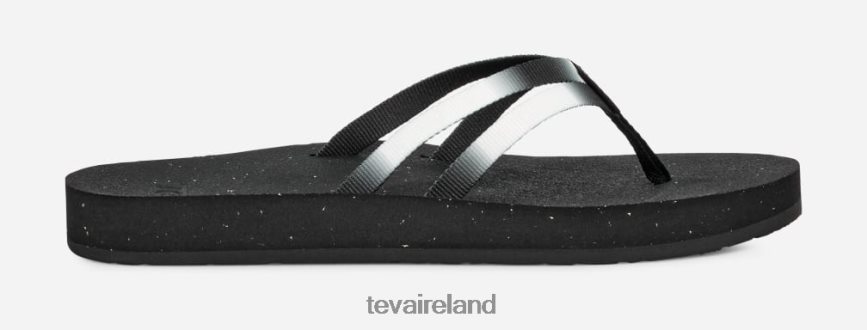 Teva 4886PX92 Women's Reflip Strappy Gradiate Aura Black/White