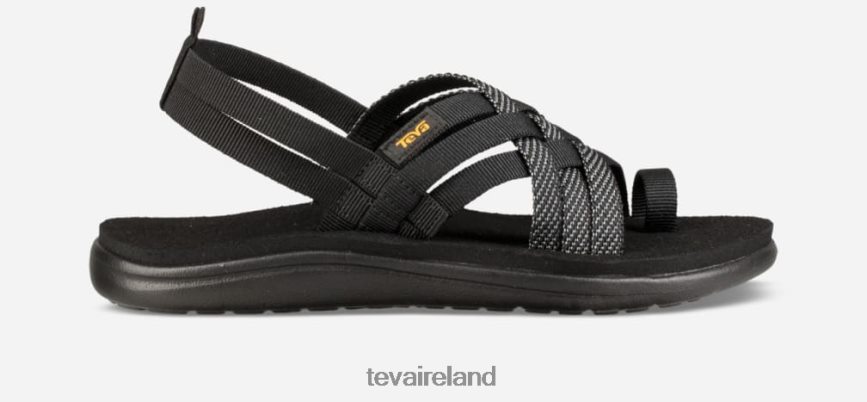 Teva 4886PX138 Women's Voya Strappy Hera Black