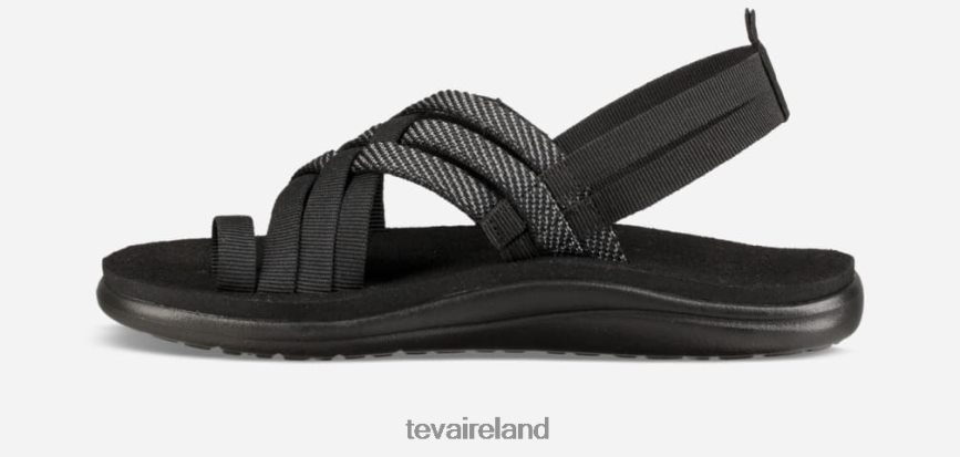 Teva 4886PX138 Women's Voya Strappy Hera Black