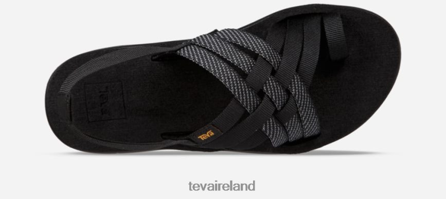 Teva 4886PX138 Women's Voya Strappy Hera Black