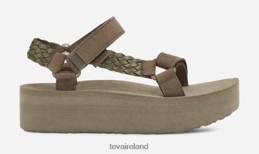 Teva 4886PX173 Women's Flatform Universal Interweave Olive