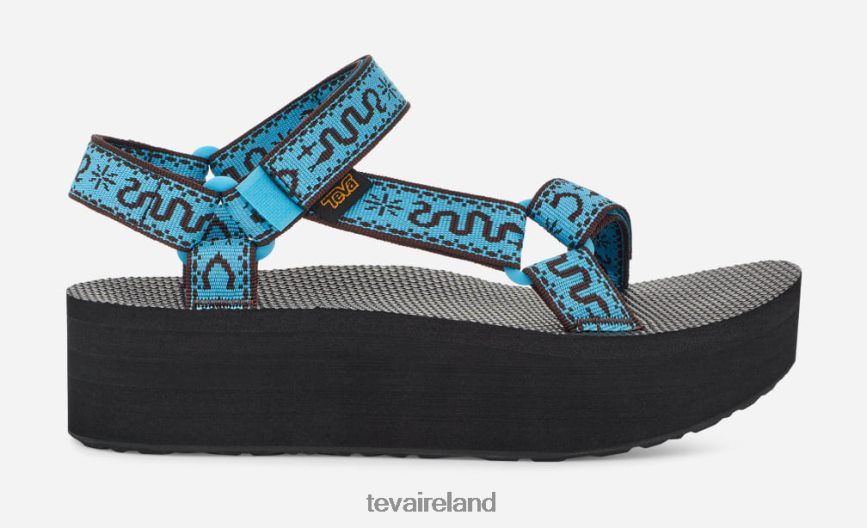 Teva 4886PX48 Women's Flatform Universal Bandana Aquarius