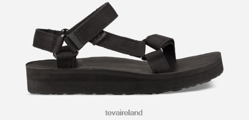 Teva 4886PX78 Women's Midform Universal Leather Black