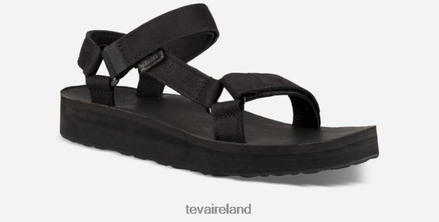 Teva 4886PX78 Women's Midform Universal Leather Black