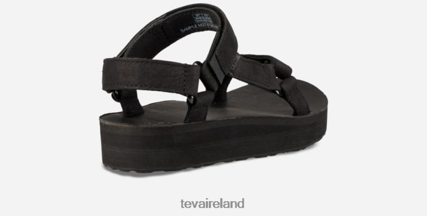 Teva 4886PX78 Women's Midform Universal Leather Black